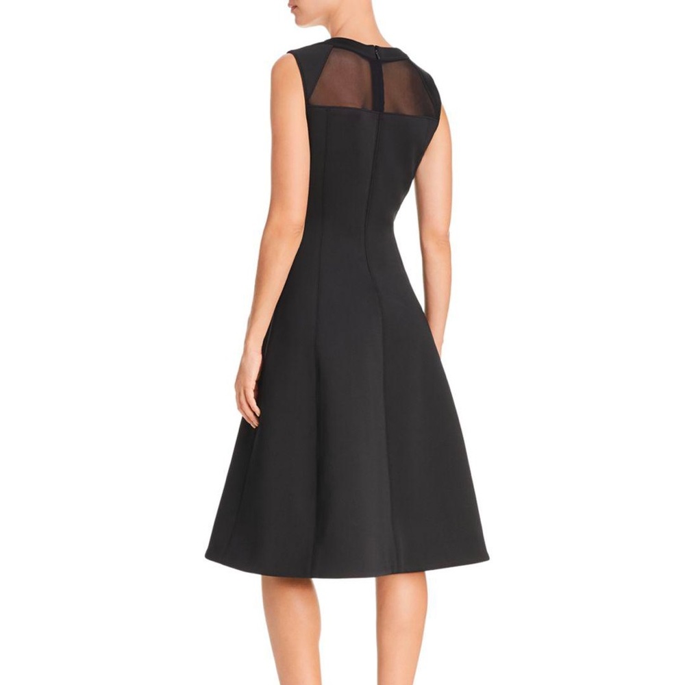 DKNY Scuba Fit-and-Flare Dress